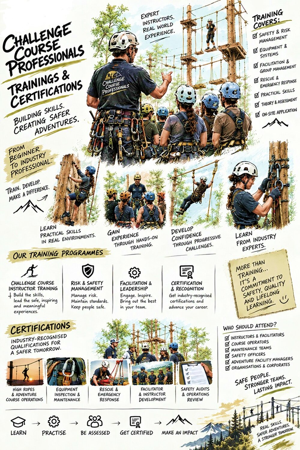 Illustrated guide to training and certification